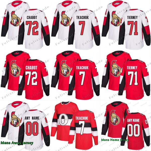 

Bobby Ryan Ottawa Senators Jerseys Erik Karlsson Jean-Gabriel Pageau Jersey Magnus Paajarvi Thomas Chabot Hockey Jerseys Custom
