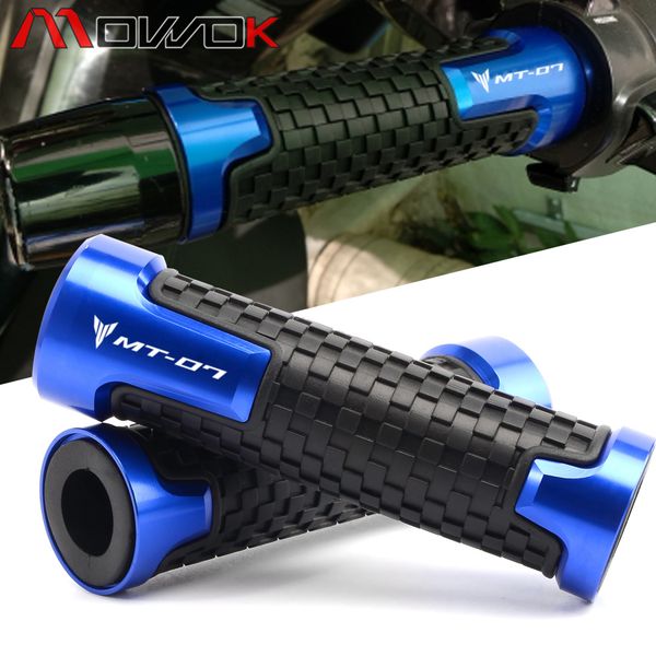 

universal 7/8'' 22mm cnc motorcycle handlebar grips for yamaha mt-07 fz-07 mt07 fz07 2017-2018