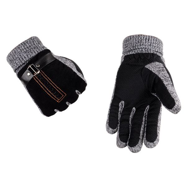 

fashion-rosicil 2017 winter spring gloves fashion cloth gloves men wrist plush gloves comfortble men, Blue;gray