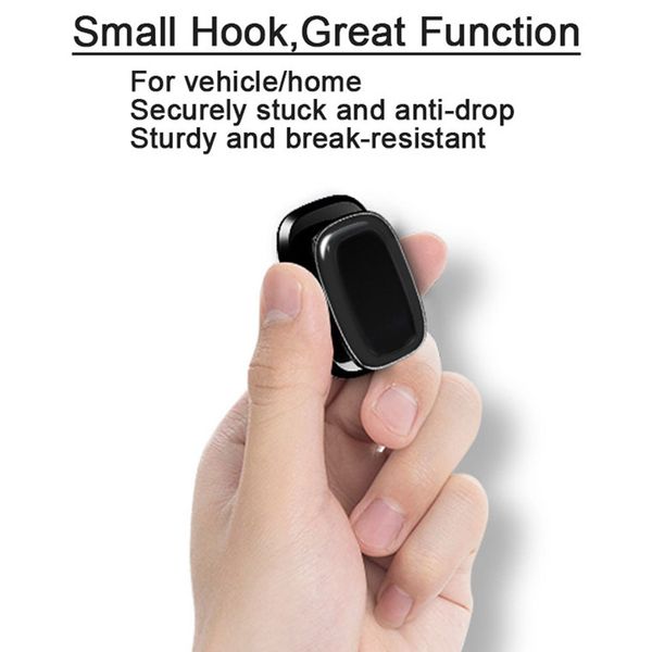 

2019 4pcs universal car holder convenient vehicle hangers auto car bag hook holder black abs auto fastener clip