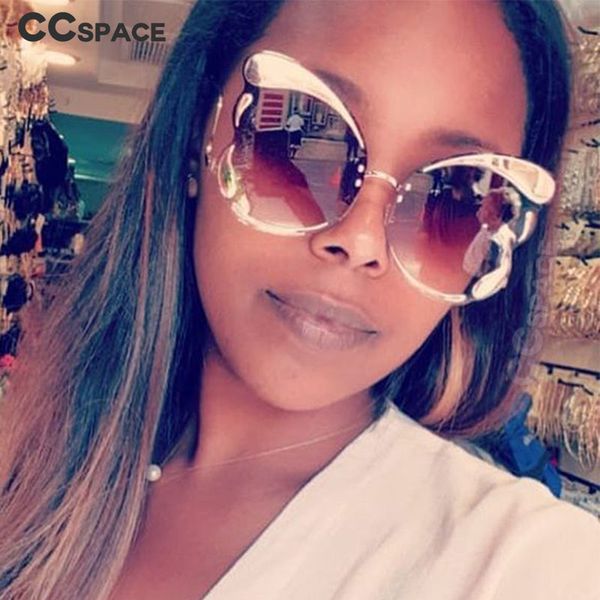 

personality butterfly rimless sunglasses men women fashion shades uv400 vintage glasses 47247, White;black