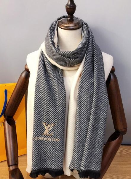 2020 Latest Autumn Winter Wool Knitted Scarf For Men And Women Classic Letter Stripe Pattern Scarf Shawl Size 180 30cm Scarf Without Box Infinity 2020 Latest Autumn Winter Wool Knitted Scarf For Men And Women Classic Letter Stripe Pattern Scarf Shawl Size 180 30cm Scarf Without Box Infinity