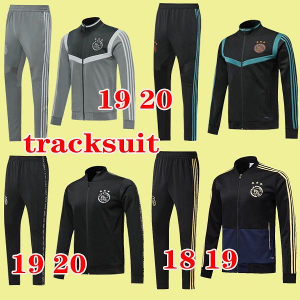 

2018-19 20 Ajax tracksuit Soccer jacket 219 2020 TADIC HUNTELAAR DOLBERG SCHONE football training suit MEN Football jacket jogging tracksuit