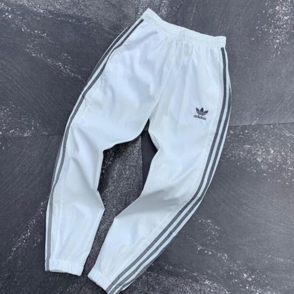 

desigenr men luxury sweat suit sunmmer brand men tracksuit clover overseas classic lovers three bar speed dry sport leg pants, Black