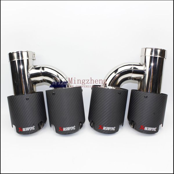 

car exhaust pipe h model akrapovic carbon exhausts dual end tips for benz audi exhaust dual muffler pipes tail tips