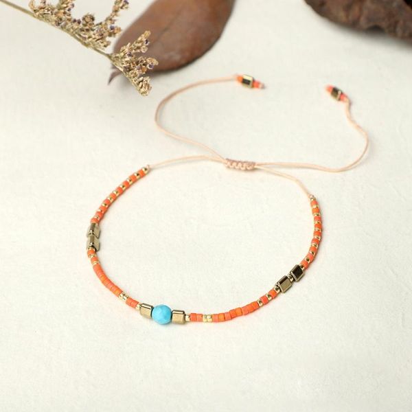 

go2boho charm bracelet friends miyuki bracelets for women gift bohemian pulseras mujer 2020 new handmade adjustable jewelry, Golden;silver