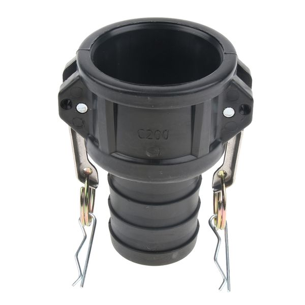 

gallon ibc tote tank drain adapter 2'' cam lock to 2'' hose pp plasitc