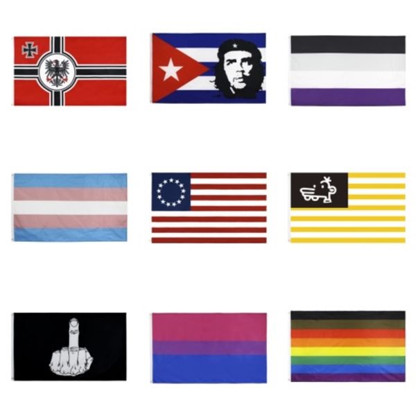 

sweden flag dalarnas lÃ¤n vapenflagga 3ft x 3ft polyester banner flying 90* 90cm custom flag outdoor#623