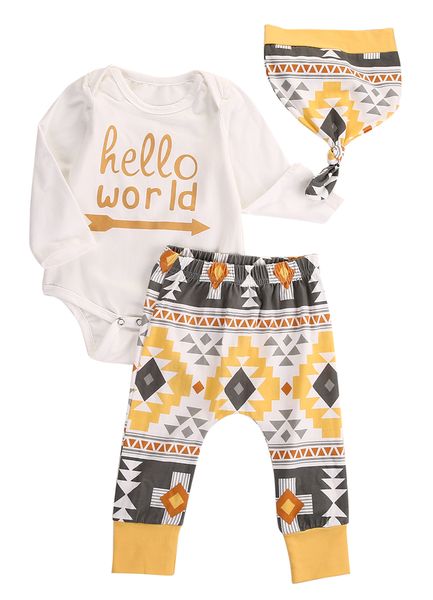 

newborn baby girls boys fashion trendy romper long pants hat outfits clothes 0-18m, Pink;blue
