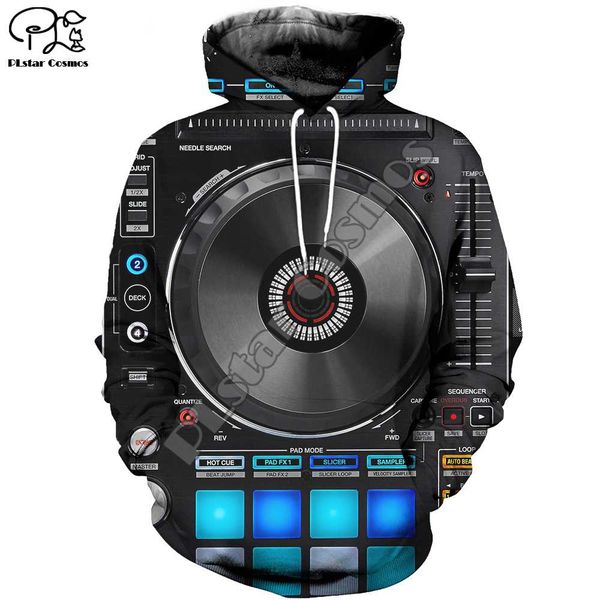 

plstar cosmos dj disco dropshipping music new fashion casual tracksuit 3dprint zipper/hoodie/sweatshirt/jacket/mens womens s-4, Black