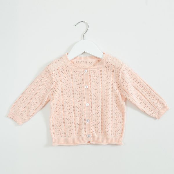 

newborn toddler baby girls clothes lovely knitted buttons girls outer clothing spring autumn baby clothing outer garment, Blue;gray