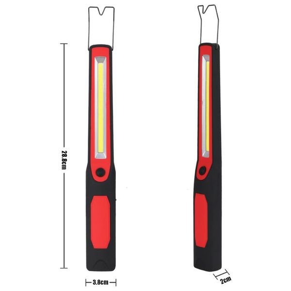 

portable lanterns led working light with hook magnetic usb rechargeable magnet emergency lamp for camping cycling ti99