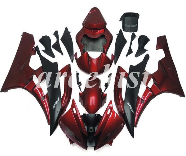 

новое abs литье под давление для мотоциклов обтекатели kit подходит для yamaha yzf-r6 2006 2007 06 07 r6 пользовательского красного света