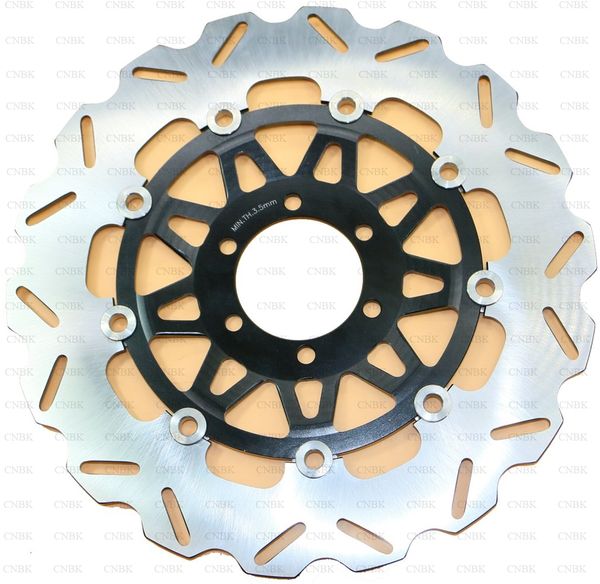 

front floating disc pan brake rotor for yamaha fj 1200 a abs model ( 3ya f559 ) fj1200 fj1200a 1991 - 1995 1994 1993 1992 91