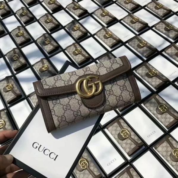 

Heat whole ale 2019 fa hion ladie wallet ladie long wallet card package multifunctional wallet with a box men 039 bag ize 19 9