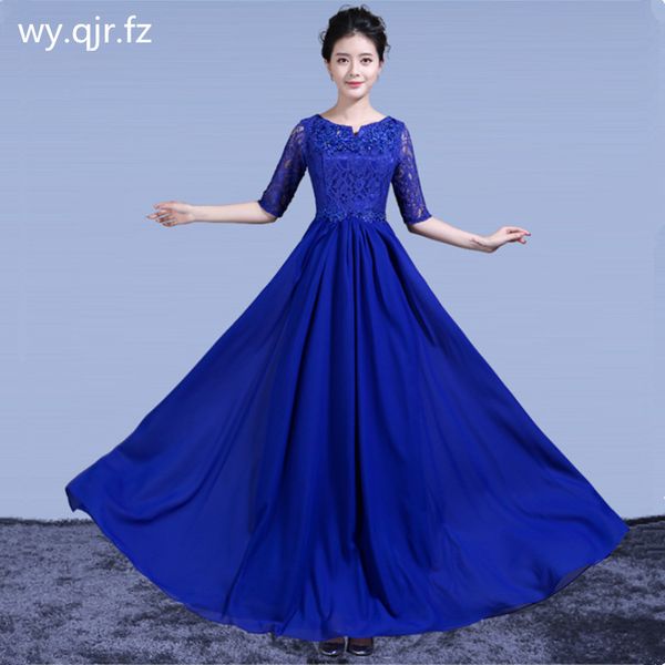 

dlh68l#bride chiffon lace rrd blue long evening dresses chorus costume bohemia wedding party dress prom gown wholesale women, White;black