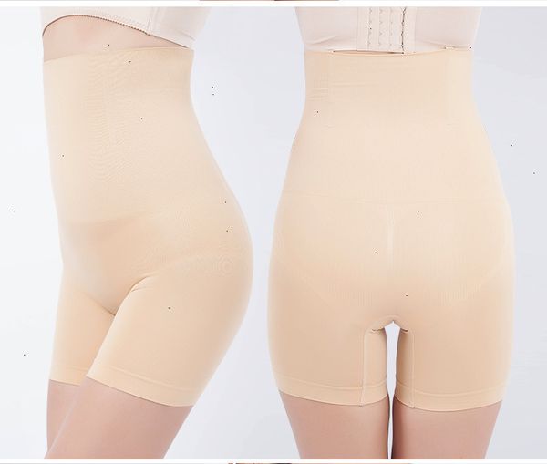 

body shapers women sh 0012 underwear lady high waist lift body plus boxer brief safety pants bundle waist plus size shaping shorts, Black;white