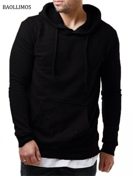 

fashion men's hoodies 2019 spring autumn male casual hoodies sweatshirts men's solid color sweatshirt, Black