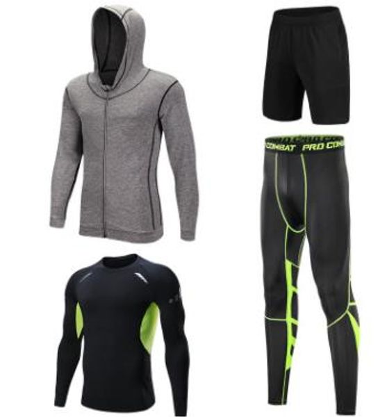 

the new cross-border 2019 men moisture absorption perspiration workout clothes fashion sports volleyball suits sport clothing, Black