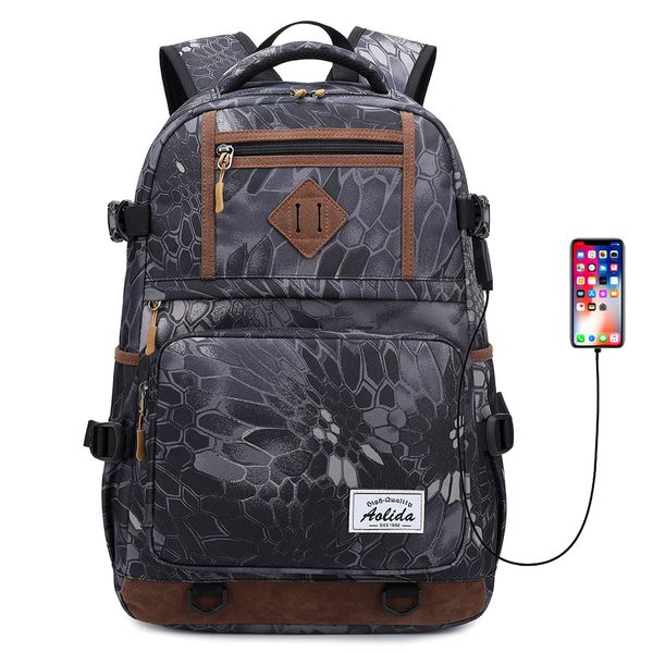 

camouflage school backpack men sports travel bags women school bag for teenage boys waterproof school bags backpack t200114