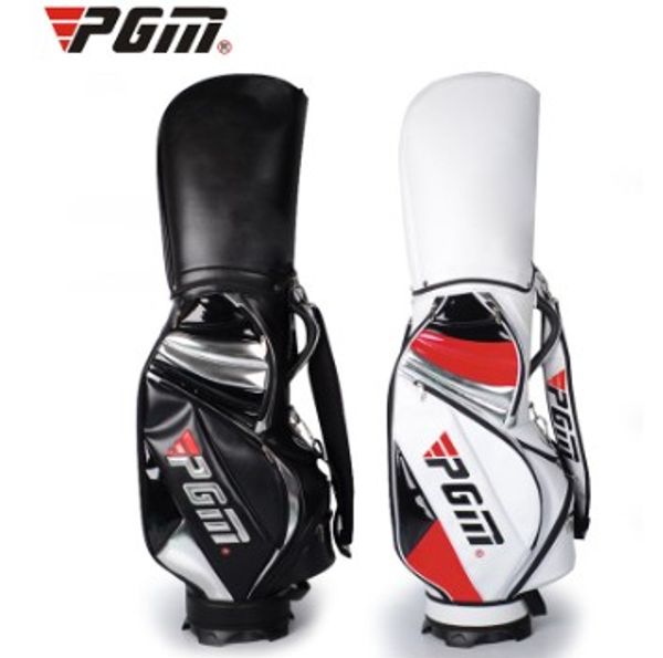 

pgm golf travel bag standard ball bag black white golf cart bags waterproof retractable sport package