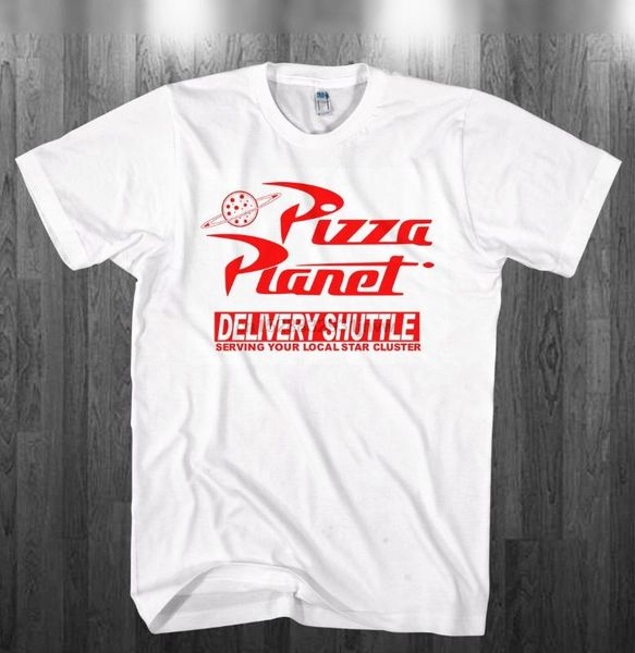 

2020 pizza planet t-рубашка женщины вдохновляют тенниску unisex pizza planet graphictee рубашки, White;black