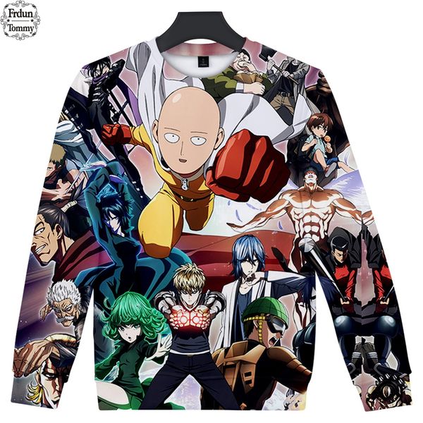 

frdun one punch man season 2 3d sweatshirt men fashion anime 3d sweatshirt 2019 new style japan hoodie xxs-4xl, Black