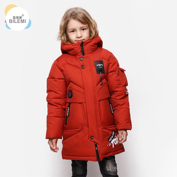 

bilemi new design hooded clothing 90% duck down padding jacket kids boy winter coats, Blue;gray