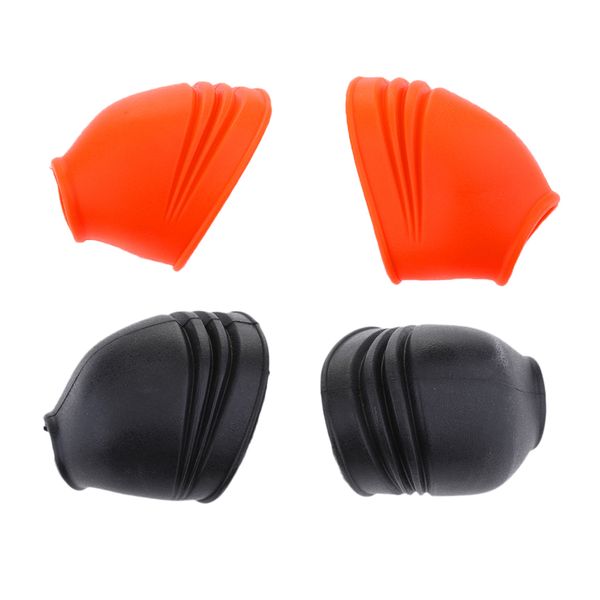 

4pcs rubber motorcycle foot peg covers, foot pedal shell (black+ orange