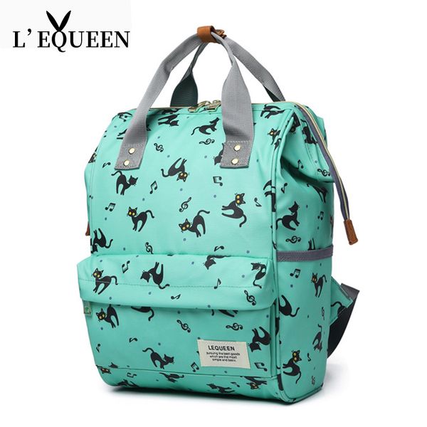 

lequeen diaper bag fashion mummy maternity nappy bag brand baby travel backpack diaper organizer nursing for baby stroller