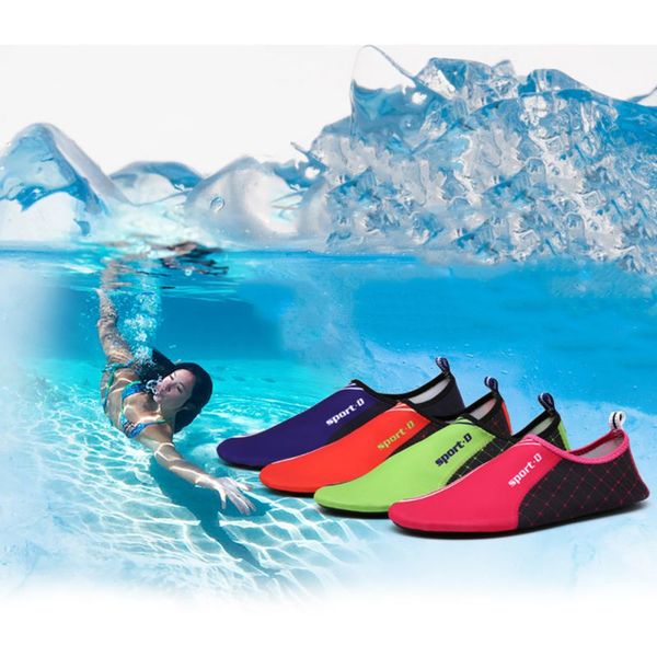 

new striped shoes beach pool swim sneakers stretch slip on quick drying aqua shoes k2