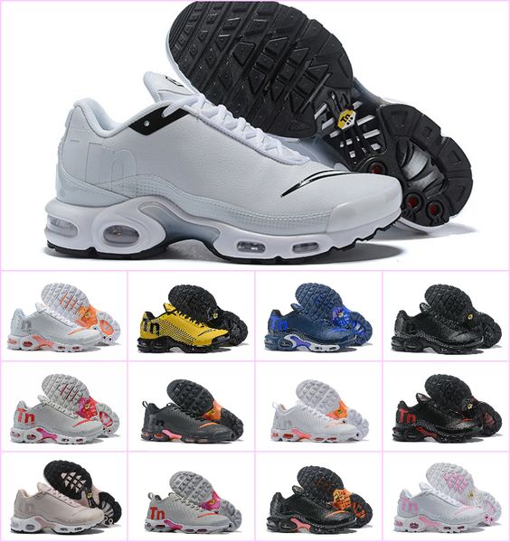 

2019 designer sneakers men mercurial plus tn shoes tn mens trainers luxury trainers chaussures plus maxes zapatos hombre sports shoe, Black