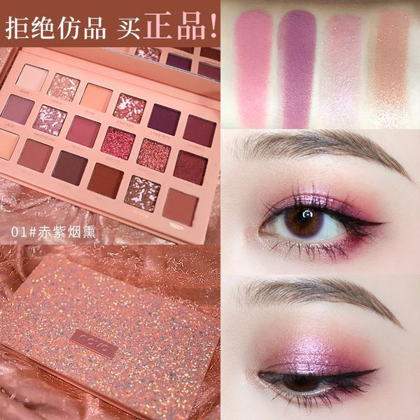 

make-up rose eye shadow matte pearl waterproof color
