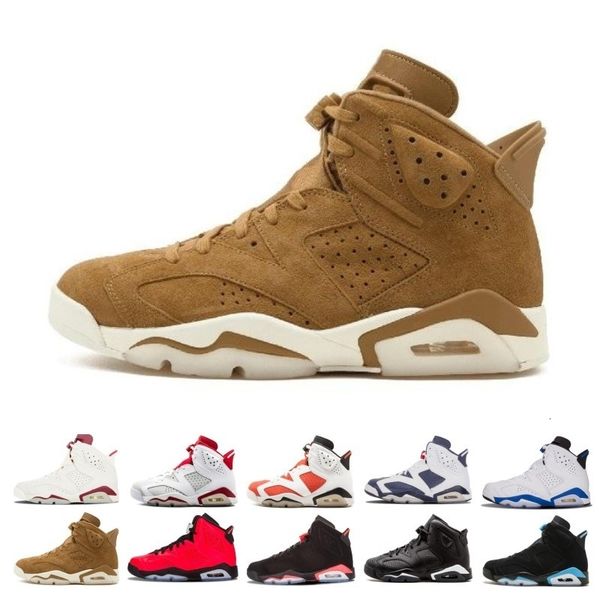 

new black cat 6 6s mens basketball shoes alternate angry bull 6s men sports blue wheat unc gatorade infrared sneakers size eur 41-47