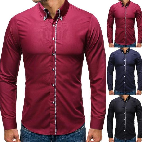 

are you sure not to click in and see men's new style fashion stamped long sleeve shirt printed long-sleeved blouse wholesale, White;black