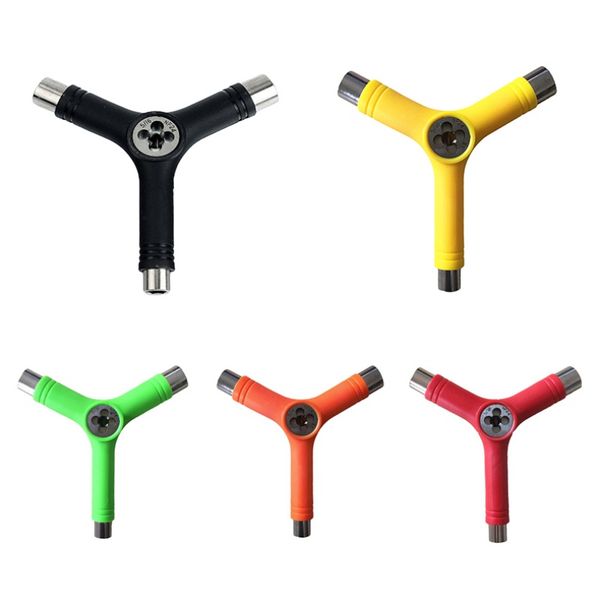 

all-in-one skateboard y tool screwdriver multifunctional longboard scooter mini spanner skateboard repair tools