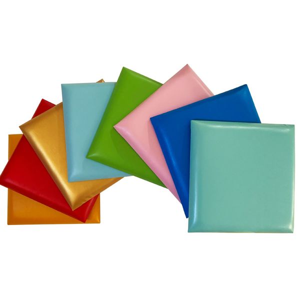 

30x30cm self-adhesive three-dimensional wall stickers thicken anti-collision wall mat children's bedroom bed soft cushion*