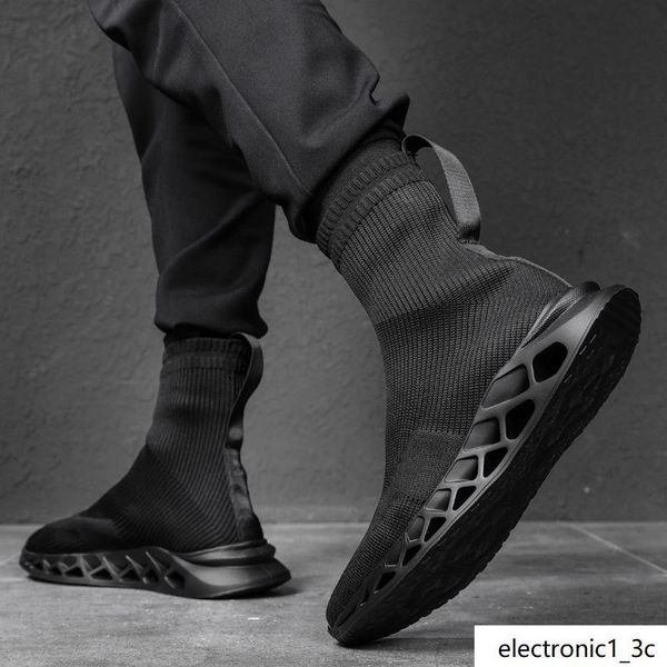 

2019 fashion men s hip-hop shoes, korean version of men s fashion sports and casual shoes, socks, shoes and men s 05