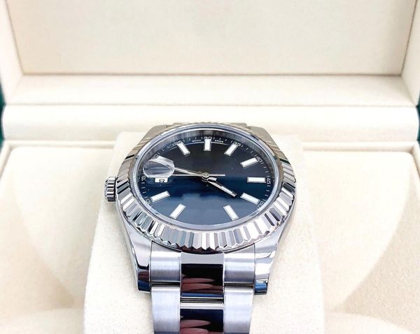 

Luxury High Quality 41MM Datejust 2 18K Рифленый ободок из нержавеющей стали 116334 Движение Автомати