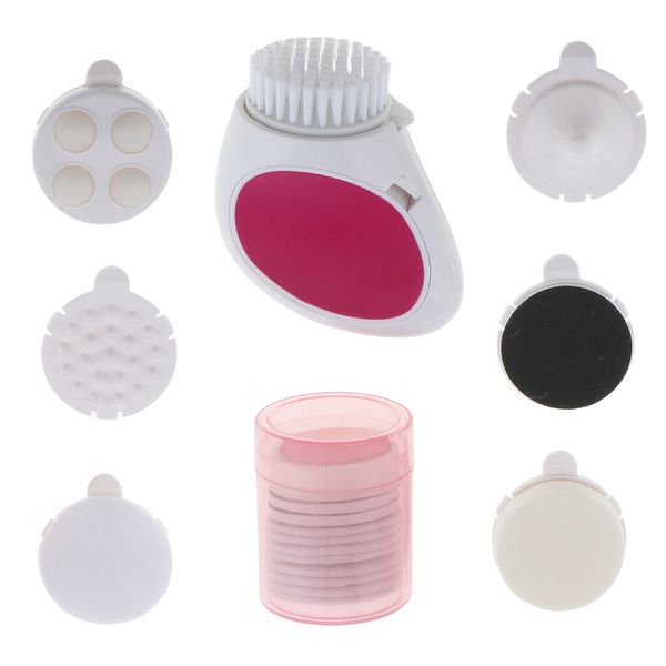 

7 in 1 waterproof facial cleaner brush electric face skin clean scrubber