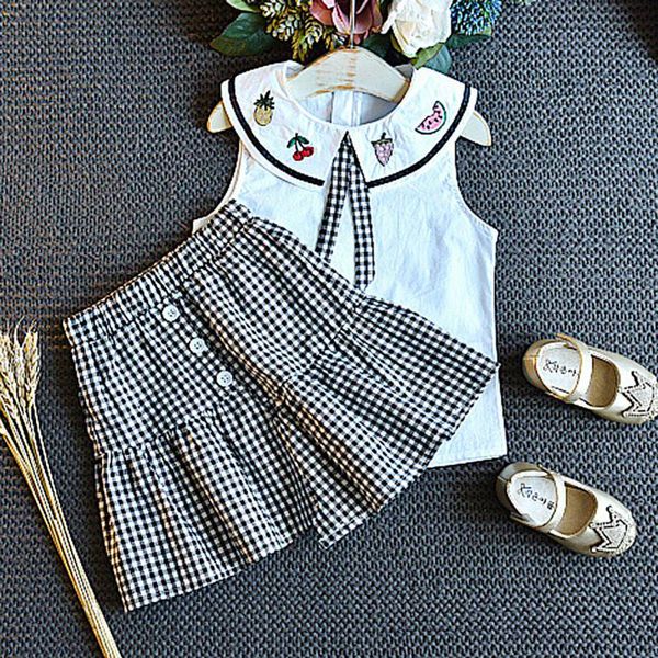 

лен kid одежда дл девоек без Ѭђкавов лопка Ѭђк pattern ђболка блђза плед б, White