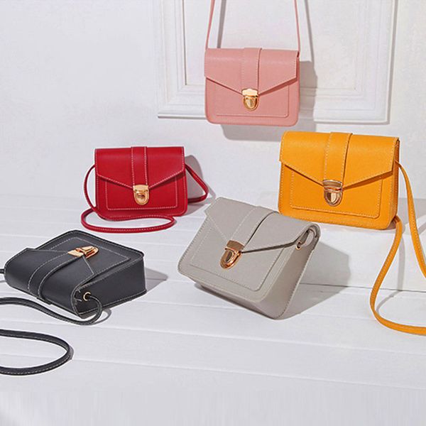 

fashion shoulder bags for women 2019 pu leather crossbody messenger bag casual small lock buckle flap bags female handbags purse