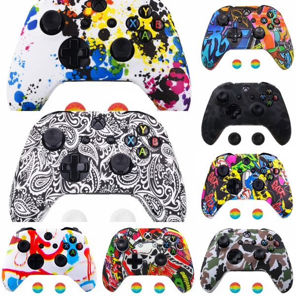 

jmehb controller yellow soft touch housing shell case with open tool screwdriver for xbox one lime x s