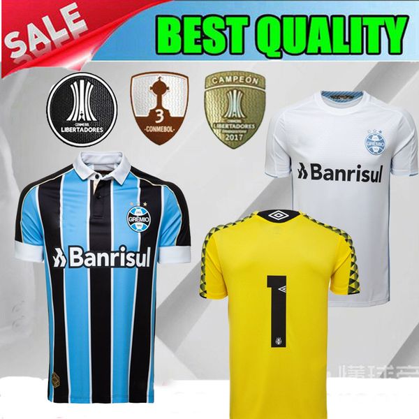 

2019 2020 gremio home geromel everton occer jer ey 19 20 gremio yellow goalkeeper kannemann luan white football hirt