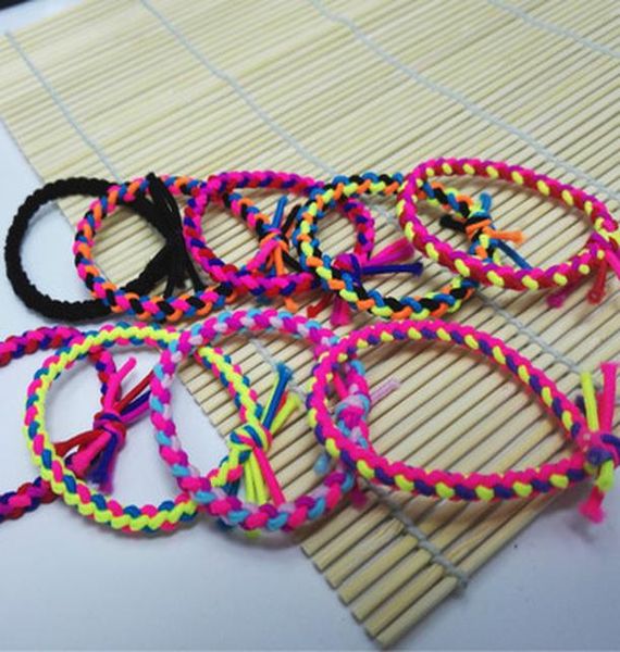 

bright crimson bunny hair ties elastics hair band assorted colors girl bebe kids porta coda di cavallo pieghevole sweet07 hrmzn