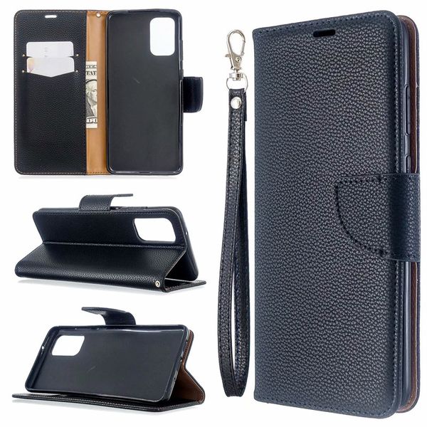 

litchi design id slot flip leather wallet case for samsung a02 a32 a42 a52 a72 4g 5g a12 a11 a21 a81 a91 a31 a41 a51 a71 a20 a30 a40 a50 a70