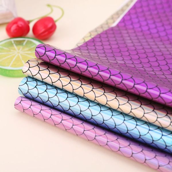 

1pc mermaid table mat cloth pads slip-resistant waterproof fish scale kitchen wedding party home decor 4 colors