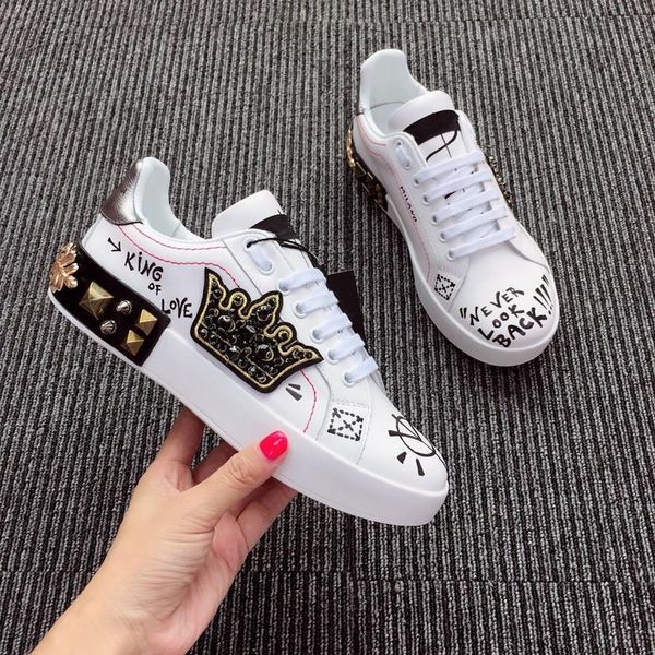 

ace embroidered white dragon gift sneaker genuine leather designer shoes luxury mens women casual shoes hc18111705c03, Black