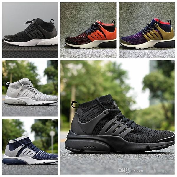 

new arrival 2018 presto ultra olympic br qs women & men casual shoes navy red gold fashion casual walking airs sports sneakers size 36-45