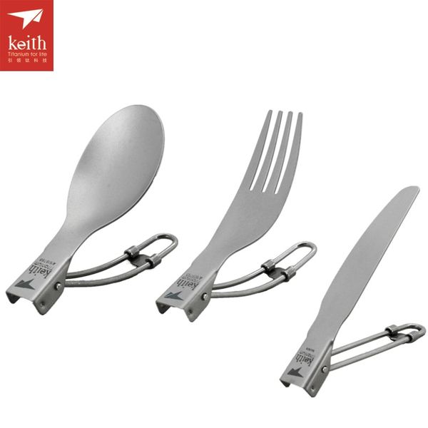 

keith outdoor cutlery titanium spoon camping spork ti530234